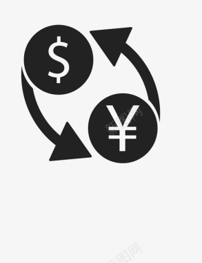 美元日元图标图标