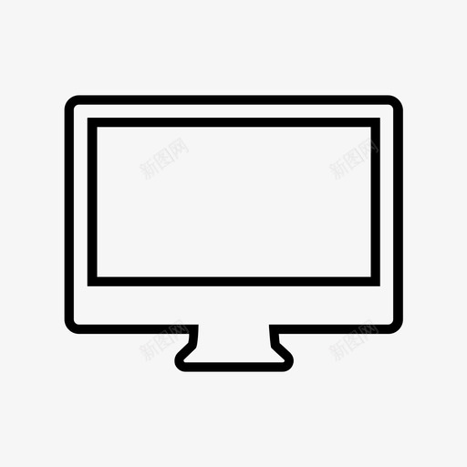 显示器苹果电脑图标svg_新图网 https://ixintu.com imac 屏幕桌面显示器 显示器 电脑 电视 苹果 视频 闭路