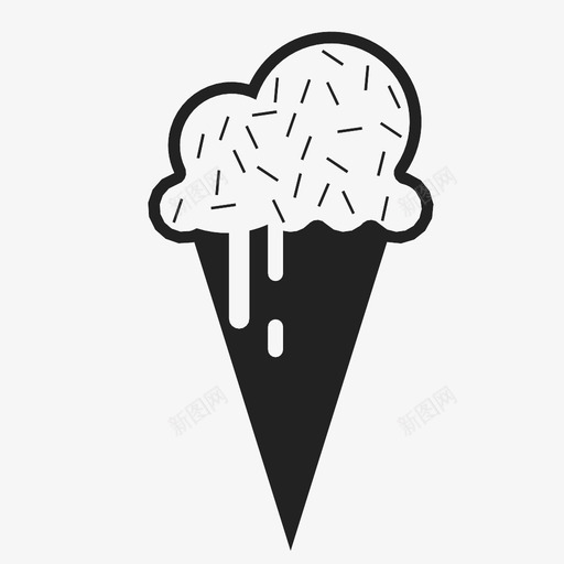 冰淇淋筒夏日信号图标svg_新图网 https://ixintu.com 信号 冰淇淋筒 冷 加 夏日 更多 甜点 联合 转发 食物