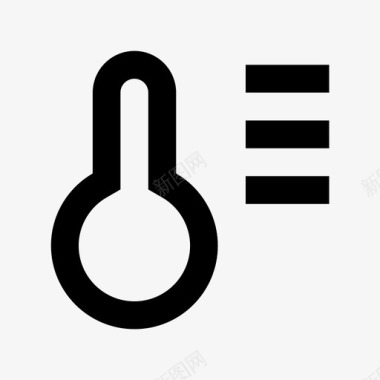 温度计科技材料标图标图标