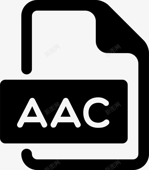 aac补充音乐图标svg_新图网 https://ixintu.com aac 克隆 媒体 文件 文件类型 服装 沿 类型 补充 队形 音乐 音频