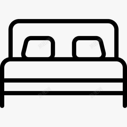 床加粗金色图标svg_新图网 https://ixintu.com 保留 免费设置线图标 加粗 否 已售出 床 金色