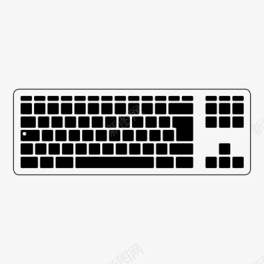 键盘展示件材料图标图标