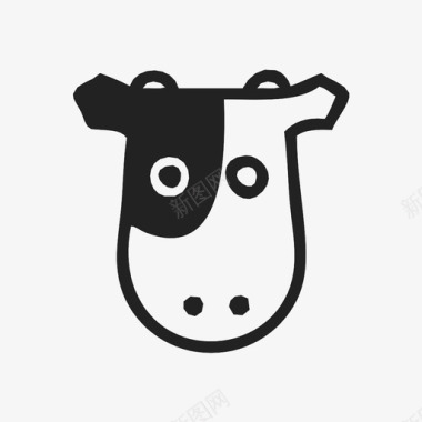 牛不保留图标图标