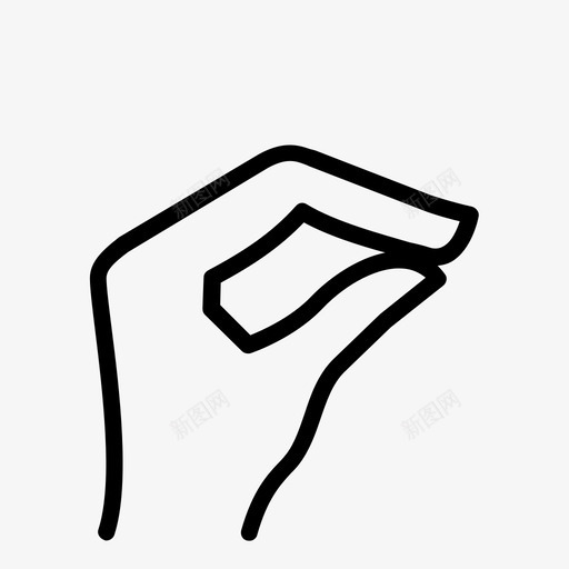 蜥蜴手玩游戏图标svg_新图网 https://ixintu.com roshambo 左手 手 手势 拇指 游戏 玩 蜥蜴手 食指