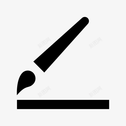 画笔铅笔绘画工具图标svg_新图网 https://ixintu.com 创意工具 画笔 绘画 绘画工具 绘画用具 色彩工具 艺术工具 设计 设计图标 设计材料 铅笔