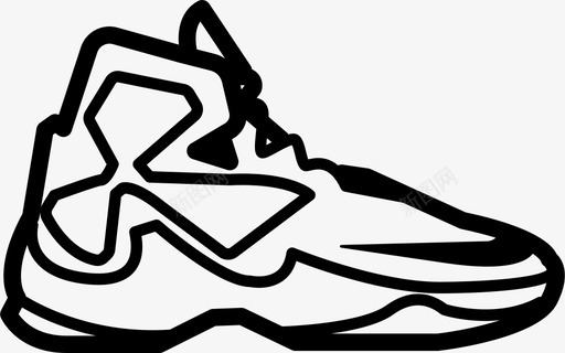运动鞋拖鞋鞋图标图标