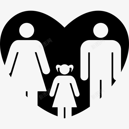 心中有女儿的夫妇有人有家庭偶像图标svg_新图网 https://ixintu.com 心中有女儿的夫妇 有人 有家庭偶像