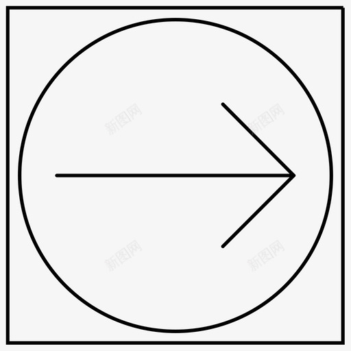 向右箭头继续播放图标svg_新图网 https://ixintu.com 下一个 右下一个方向 右箭头 向右箭头 播放 方向 移动 继续 转到 运动