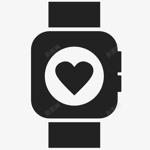 智能手表已售出无图标svg_新图网 https://ixintu.com 健康 可穿戴技术 已售出 应用程序 心脏 持有 无 智能手表 粗体 苹果手表 黄金