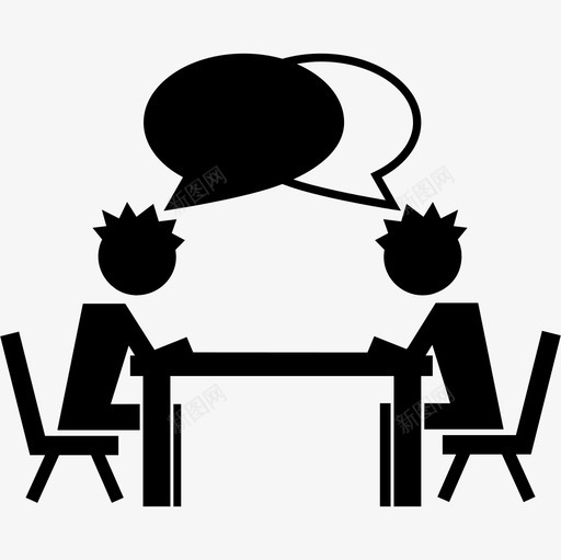 学生在桌子上聊天教育学术2图标svg_新图网 https://ixintu.com 学术2 学生在桌子上聊天 教育