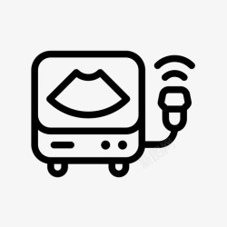 超声成像超声波技术声波图标高清图片