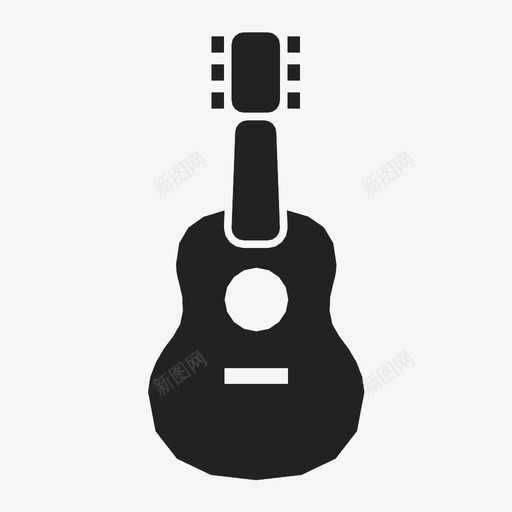 原声吉他演奏音乐家图标svg_新图网 https://ixintu.com 乐器 原声吉他 吉他手 听力 声音 演奏 音乐家