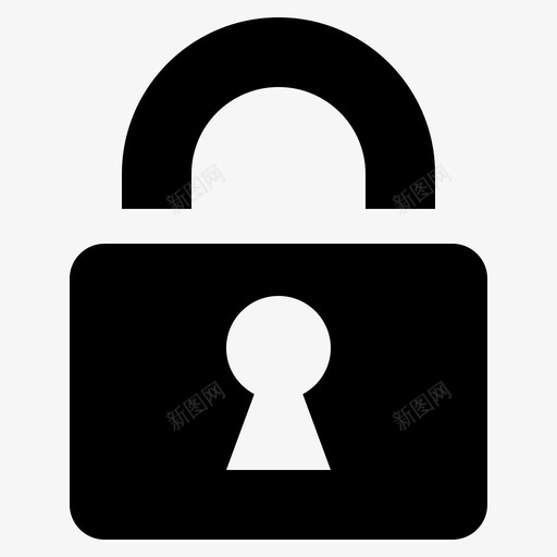 锁坚固安全图标svg_新图网 https://ixintu.com 保护 保险 坚固 安全 密码 小偷 巴斯克斯保险 钥匙 锁 门