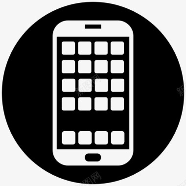 手机应用黑手机破解屏幕应用图标图标