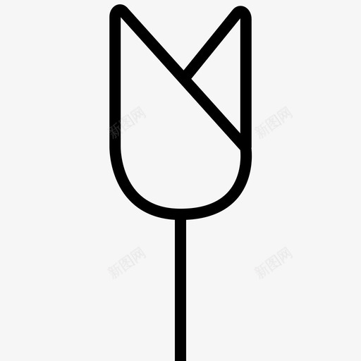 郁金香派杰作图标svg_新图网 https://ixintu.com 放大 杰作 派 清洁 花坛 蛋糕 郁金香 鲜花