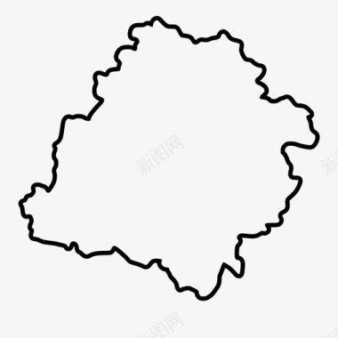 波兰政府省地区图标图标