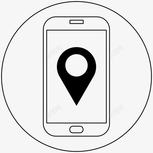 手机地图标记手机应用程序坏手机svg_新图网 https://ixintu.com 手机地图标记 手机坏了 手机应用程序坏手机