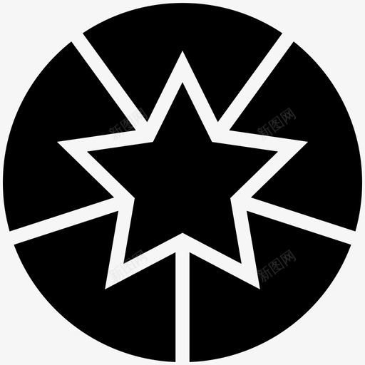 星星圆圈马赛克图标svg_新图网 https://ixintu.com 圆圈 圆形 彩色玻璃 星星 符号 马赛克