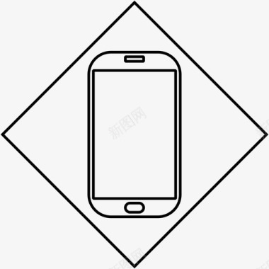 白色手机白色三星三星galaxy白色手机图标图标