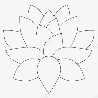 莲花印度婚礼元素图标图标