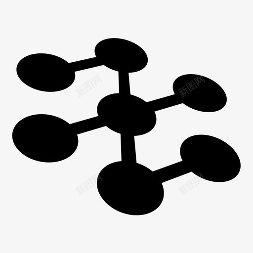 连接点磁化连接图标svg_新图网 https://ixintu.com 三维 形状 抽象元素 磁化 粘合 连接 连接点 链接
