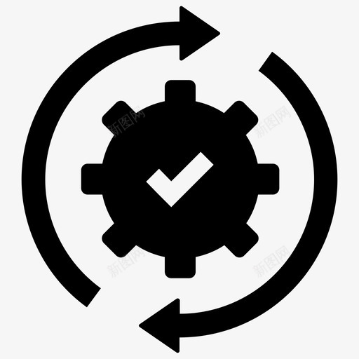 生产力支持成功图标svg_新图网 https://ixintu.com 加上 成功 指示 推迟 支持 添加 生产力 联合 表现 进步