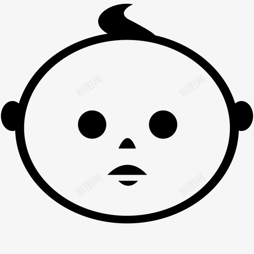 婴儿派队形图标svg_新图网 https://ixintu.com 儿童 婴儿 干燥 年轻 时尚 沿途 派 脸 表情 队形