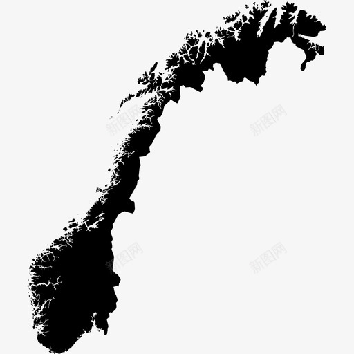 挪威斯堪的纳维亚地点图标svg_新图网 https://ixintu.com 位置 北 北欧 国家 地图 地点 地理 挪威 斯堪的纳维亚 欧洲 白色