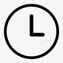 icon69圆形时钟时间凌晨3点下午3点图标高清图片