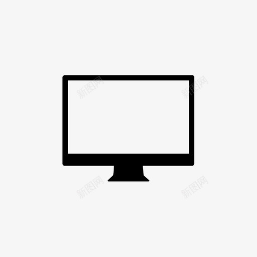 显示器苹果电脑图标svg_新图网 https://ixintu.com mac mac屏幕电脑 图像 屏幕 显示器 电脑 电视 苹果 视觉