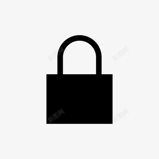 锁定安全隐私图标svg_新图网 https://ixintu.com 保持 守卫 安全 社交消息ui2 锁定 门 门户 隐私