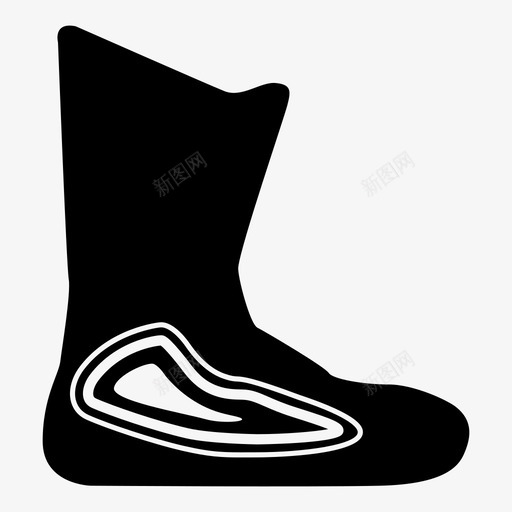 衬垫滑雪靴磨损运动图标svg_新图网 https://ixintu.com 展示件 材料 模塑 滑雪靴技术 物体 物品 磨损 脚磨损 衬垫滑雪靴 运动
