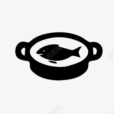 鱼厨师菜图标图标