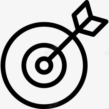 圆内目标轮廓符号接口seopack图标图标