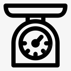 厨房支架厨房秤支架重量图标高清图片