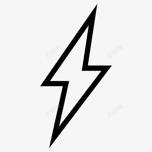 闪电电压雷电图标svg_新图网 https://ixintu.com 危险 电 电压 电池 电线 盒子 能量 闪光 闪电 雷电