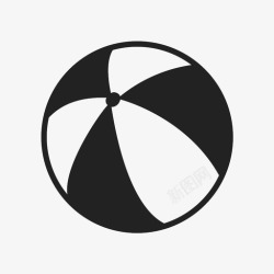 黄金条纹沙滩球出售玩图标高清图片