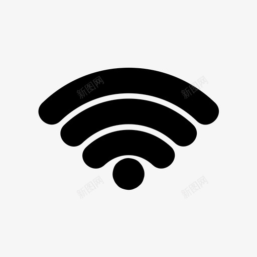 wifiwifi网络接收图标svg_新图网 https://ixintu.com wifi wifi网络接收