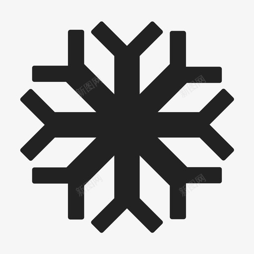 雪花开始标志图标svg_新图网 https://ixintu.com 严重 冬天 分析 寒冷 开始 开放 标志 雪花