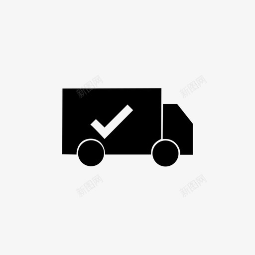 送货送货卡车免费送货图标svg_新图网 https://ixintu.com 送货 送货卡车免费送货