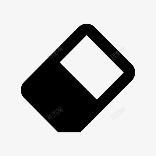 橡皮擦文具橡皮图标svg_新图网 https://ixintu.com 删除 办公用品 撤消 文具 更改 橡皮 橡皮擦 橡皮擦工具 编辑 设计材料设计图标 返回
