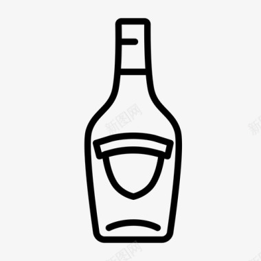 白兰地雪利酒波特酒图标图标