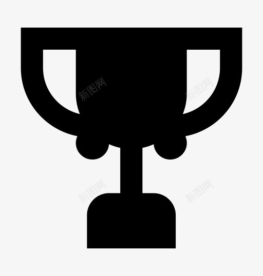 奖杯投票和奖励材料标图标svg_新图网 https://ixintu.com 奖杯 投票和奖励材料设计图标