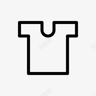 T恤身体衣服图标图标