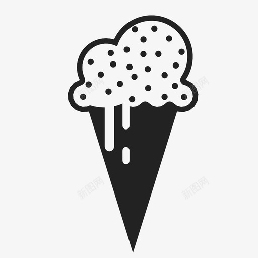 冰淇淋筒信号加上图标svg_新图网 https://ixintu.com 信号 冰淇淋筒 冷 加上 另一个 夏天 支票 甜点 食物