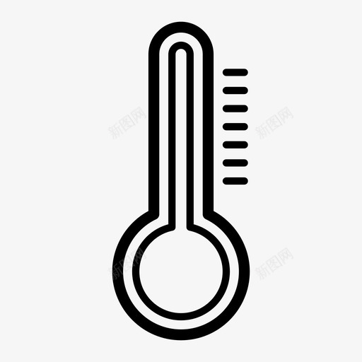 温度计测试温度图标svg_新图网 https://ixintu.com 冷却 学校 实验室 工具 教育 教育科学 测试 温度 温度计 热 物理 科学