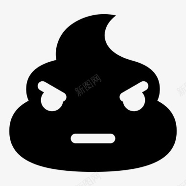 愤怒表情符号图像图标图标