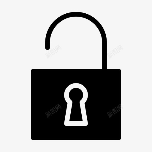 解锁自由放手图标svg_新图网 https://ixintu.com 打开 揭示 放手 服务 自由 解开 解锁