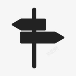 靠左侧道路行驶两侧行驶标志图标高清图片
